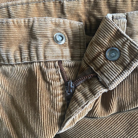 Vintage 70s Levis For MF Corduroy Distressed Brown Tab Pants Mens 12 28 x 29 - Picture 6 of 16